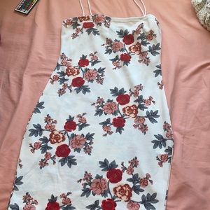Floral slip dress